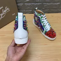 Cheap Christian Louboutin High Top Shoes For Women #1388031 Replica Wholesale [$96.00 USD] [ITEM#1388031] on Replica Christian Louboutin High Top Shoes