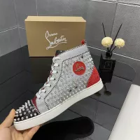 Cheap Christian Louboutin High Top Shoes For Men #1388034 Replica Wholesale [$96.00 USD] [ITEM#1388034] on Replica Christian Louboutin High Top Shoes