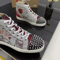 Cheap Christian Louboutin High Top Shoes For Men #1388034 Replica Wholesale [$96.00 USD] [ITEM#1388034] on Replica Christian Louboutin High Top Shoes