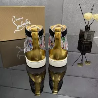 Cheap Christian Louboutin High Top Shoes For Men #1388037 Replica Wholesale [$96.00 USD] [ITEM#1388037] on Replica Christian Louboutin High Top Shoes