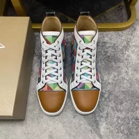 Cheap Christian Louboutin High Top Shoes For Women #1388041 Replica Wholesale [$98.00 USD] [ITEM#1388041] on Replica Christian Louboutin High Top Shoes