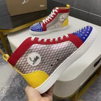 Cheap Christian Louboutin High Top Shoes For Women #1388044 Replica Wholesale [$98.00 USD] [ITEM#1388044] on Replica Christian Louboutin High Top Shoes