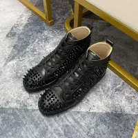 Cheap Christian Louboutin High Top Shoes For Men #1388046 Replica Wholesale [$98.00 USD] [ITEM#1388046] on Replica Christian Louboutin High Top Shoes