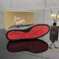 Cheap Christian Louboutin High Top Shoes For Women #1388047 Replica Wholesale [$98.00 USD] [ITEM#1388047] on Replica Christian Louboutin High Top Shoes