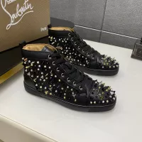 Cheap Christian Louboutin High Top Shoes For Women #1388051 Replica Wholesale [$98.00 USD] [ITEM#1388051] on Replica Christian Louboutin High Top Shoes