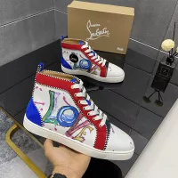 Cheap Christian Louboutin High Top Shoes For Women #1388055 Replica Wholesale [$100.00 USD] [ITEM#1388055] on Replica Christian Louboutin High Top Shoes