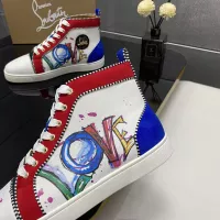 Cheap Christian Louboutin High Top Shoes For Women #1388055 Replica Wholesale [$100.00 USD] [ITEM#1388055] on Replica Christian Louboutin High Top Shoes