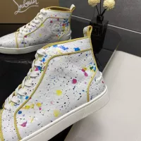 Cheap Christian Louboutin High Top Shoes For Men #1388056 Replica Wholesale [$102.00 USD] [ITEM#1388056] on Replica Christian Louboutin High Top Shoes