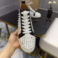 Cheap Christian Louboutin High Top Shoes For Men #1388060 Replica Wholesale [$98.00 USD] [ITEM#1388060] on Replica Christian Louboutin High Top Shoes