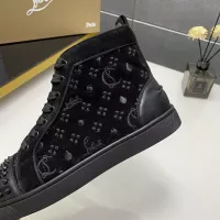 Cheap Christian Louboutin High Top Shoes For Men #1388064 Replica Wholesale [$100.00 USD] [ITEM#1388064] on Replica Christian Louboutin High Top Shoes