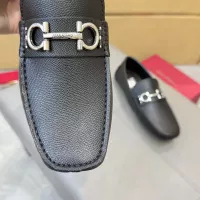 Cheap Salvatore Ferragamo Leather Shoes For Men #1388077 Replica Wholesale [$96.00 USD] [ITEM#1388077] on Replica Salvatore Ferragamo Leather Shoes