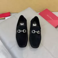 Cheap Salvatore Ferragamo Leather Shoes For Men #1388085 Replica Wholesale [$96.00 USD] [ITEM#1388085] on Replica Salvatore Ferragamo Leather Shoes
