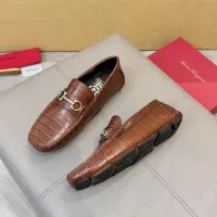 Cheap Salvatore Ferragamo Leather Shoes For Men #1388086 Replica Wholesale [$96.00 USD] [ITEM#1388086] on Replica Salvatore Ferragamo Leather Shoes