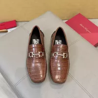 Cheap Salvatore Ferragamo Leather Shoes For Men #1388086 Replica Wholesale [$96.00 USD] [ITEM#1388086] on Replica Salvatore Ferragamo Leather Shoes