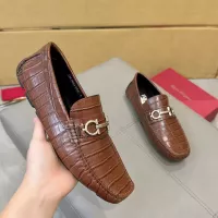 Cheap Salvatore Ferragamo Leather Shoes For Men #1388086 Replica Wholesale [$96.00 USD] [ITEM#1388086] on Replica Salvatore Ferragamo Leather Shoes