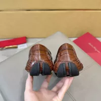 Cheap Salvatore Ferragamo Leather Shoes For Men #1388086 Replica Wholesale [$96.00 USD] [ITEM#1388086] on Replica Salvatore Ferragamo Leather Shoes