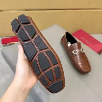 Cheap Salvatore Ferragamo Leather Shoes For Men #1388086 Replica Wholesale [$96.00 USD] [ITEM#1388086] on Replica Salvatore Ferragamo Leather Shoes