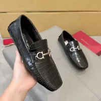 Cheap Salvatore Ferragamo Leather Shoes For Men #1388088 Replica Wholesale [$96.00 USD] [ITEM#1388088] on Replica Salvatore Ferragamo Leather Shoes