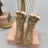 Cheap MIU MIU Boots For Women #1388322 Replica Wholesale [$140.00 USD] [ITEM#1388322] on Replica MIU MIU Boots