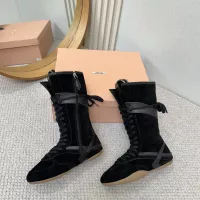 Cheap MIU MIU Boots For Women #1388324 Replica Wholesale [$140.00 USD] [ITEM#1388324] on Replica MIU MIU Boots