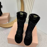 Cheap MIU MIU Boots For Women #1388324 Replica Wholesale [$140.00 USD] [ITEM#1388324] on Replica MIU MIU Boots