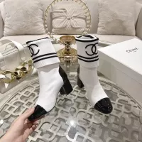 Cheap Chanel Boots For Women #1388369 Replica Wholesale [$112.00 USD] [ITEM#1388369] on Replica Chanel Boots
