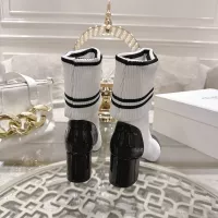 Cheap Chanel Boots For Women #1388369 Replica Wholesale [$112.00 USD] [ITEM#1388369] on Replica Chanel Boots