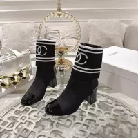 Cheap Chanel Boots For Women #1388370 Replica Wholesale [$112.00 USD] [ITEM#1388370] on Replica Chanel Boots