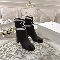 Cheap Chanel Boots For Women #1388370 Replica Wholesale [$112.00 USD] [ITEM#1388370] on Replica Chanel Boots