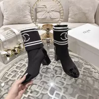 Cheap Chanel Boots For Women #1388370 Replica Wholesale [$112.00 USD] [ITEM#1388370] on Replica Chanel Boots