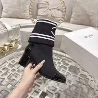 Cheap Chanel Boots For Women #1388370 Replica Wholesale [$112.00 USD] [ITEM#1388370] on Replica Chanel Boots