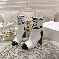 Cheap Chanel Boots For Women #1388371 Replica Wholesale [$112.00 USD] [ITEM#1388371] on Replica Chanel Boots