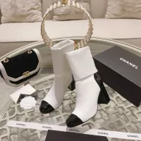 Cheap Chanel Boots For Women #1388373 Replica Wholesale [$112.00 USD] [ITEM#1388373] on Replica Chanel Boots