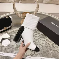 Cheap Chanel Boots For Women #1388373 Replica Wholesale [$112.00 USD] [ITEM#1388373] on Replica Chanel Boots