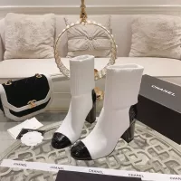 Cheap Chanel Boots For Women #1388373 Replica Wholesale [$112.00 USD] [ITEM#1388373] on Replica Chanel Boots