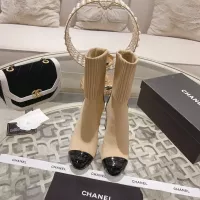 Cheap Chanel Boots For Women #1388374 Replica Wholesale [$112.00 USD] [ITEM#1388374] on Replica Chanel Boots