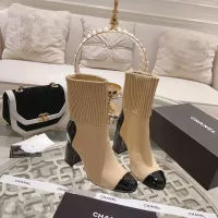 Cheap Chanel Boots For Women #1388374 Replica Wholesale [$112.00 USD] [ITEM#1388374] on Replica Chanel Boots