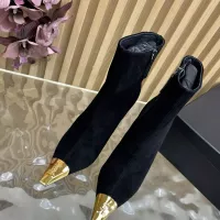 Cheap Yves Saint Laurent YSL Boots For Women #1388574 Replica Wholesale [$130.00 USD] [ITEM#1388574] on Replica Yves Saint Laurent YSL Boots