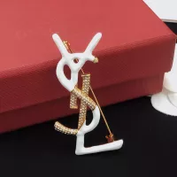Cheap Yves Saint Laurent Brooches For Women #1389543 Replica Wholesale [$29.00 USD] [ITEM#1389543] on Replica Yves Saint Laurent Brooches