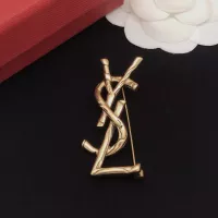 Cheap Yves Saint Laurent Brooches For Women #1389544 Replica Wholesale [$27.00 USD] [ITEM#1389544] on Replica Yves Saint Laurent Brooches