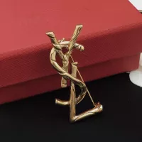 Cheap Yves Saint Laurent Brooches For Women #1389544 Replica Wholesale [$27.00 USD] [ITEM#1389544] on Replica Yves Saint Laurent Brooches