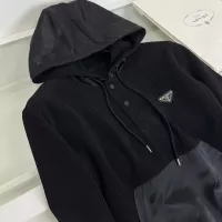Cheap Prada Hoodies Long Sleeved For Men #1389627 Replica Wholesale [$96.00 USD] [ITEM#1389627] on Replica Prada Hoodies