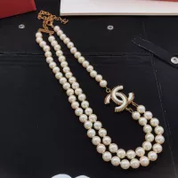 Cheap Chanel Necklaces For Women #1390031 Replica Wholesale [$45.00 USD] [ITEM#1390031] on Replica Chanel Necklaces