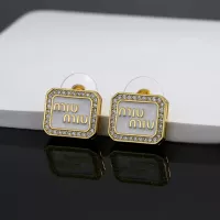 Cheap MIU MIU Earrings For Women #1390251 Replica Wholesale [$25.00 USD] [ITEM#1390251] on Replica MIU MIU Earrings