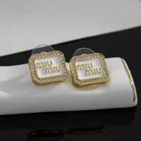 Cheap MIU MIU Earrings For Women #1390251 Replica Wholesale [$25.00 USD] [ITEM#1390251] on Replica MIU MIU Earrings