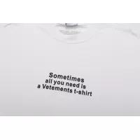Cheap VETEMENTS T-Shirts Short Sleeved For Unisex #1390272 Replica Wholesale [$36.00 USD] [ITEM#1390272] on Replica VETEMENTS T-Shirts