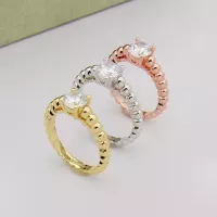 Cheap Van Cleef &amp; Arpels Rings In Rose Gold For Women #1390289 Replica Wholesale [$25.00 USD] [ITEM#1390289] on Replica Van Cleef &amp; Arpels Rings