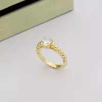 Cheap Van Cleef &amp; Arpels Rings In Gold For Women #1390290 Replica Wholesale [$25.00 USD] [ITEM#1390290] on Replica Van Cleef &amp; Arpels Rings