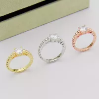 Cheap Van Cleef &amp; Arpels Rings In Gold For Women #1390290 Replica Wholesale [$25.00 USD] [ITEM#1390290] on Replica Van Cleef &amp; Arpels Rings