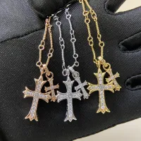 Cheap Chrome Hearts Necklaces #1390473 Replica Wholesale [$39.00 USD] [ITEM#1390473] on Replica Chrome Hearts Necklaces